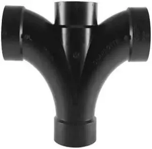 ZORO SELECT 02249 Double Fixture Wye,3 Inx 3 In Hub