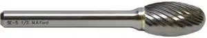 M.A. FORD 44375150M Carbide Bur, 9.50Mm