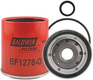 BALDWIN FILTERS BF1278-O Fuel/Water Separator,4-1/8 in. L