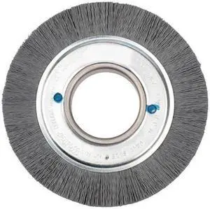 WEILER 83050 6" Crimped Filament Nylox Wheel .040/80SC Fill 2" Arbor Hole