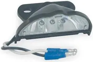 GROTE 60341 License Lamp,LED,Shell Style