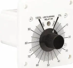 MACROMATIC PTA2030S Percentage Cycle Timer,10A,3-1/2" W