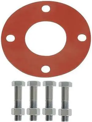 ZORO SELECT GSFFG12 Gasket,Full Face,12 In,1/8 In Thick,SBR