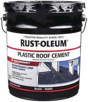 RUST-OLEUM 301990 Roof Cement,Solvent Base,4.75 gal