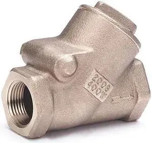 MILWAUKEE VALVE 508 1-1/4 1-1/4" FNPT Bronze Swing Y Check Valve