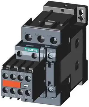 SIEMENS 3RT20251AK643MA0 IEC Magnetic Contactor, 2NC/2NO, 110V-120V AC, 3 P,