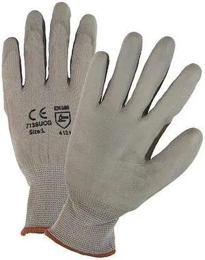 PIP 713SUCG/XL Nylon Coated Work Gloves, Palm Coverage, XL, PK12