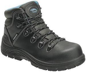 AVENGER SAFETY FOOTWEAR A7127 Women's Composite Toe 6-Inch Work Boot, Black, 9