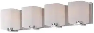 MAXIM 11254SWPC Wrap 4-Light 26.25" Wide Polished Chrome Vanity Light