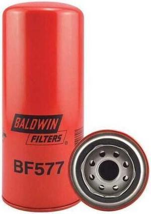 BALDWIN FILTERS BF577 Fuel Filter,8-25/32x3-11/16x8-25/32 In