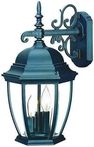 ACCLAIM LIGHTING 5032BK Wall Light,Matte Black,3-Light