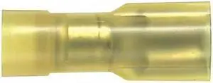 PANDUIT DNF10-250FIB-L Female Disconnect, Yellow, 12-10AWG, PK50