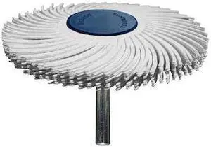 DEDECO 1830 SUNBURST 3" TC 6-PLY WHITE 120 GRIT (A/O) 1/4" 1/UNIT