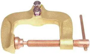 ZORO SELECT 19N772 Ground Clamp 800A, Jaw Open 3 1/4ln