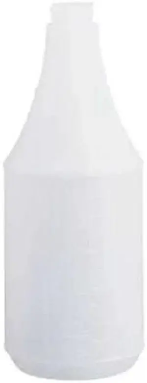 ZORO SELECT 130294 24 oz. Clear, Plastic Bottle, PK3