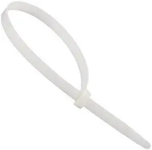 PARTNERS BRAND CT21175 Cable Tie, 21 in L, Natural, Nylon, 175 lb Strength, 100