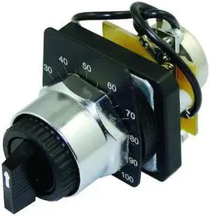DAYTON 30G487 Potentiometer,30mm,Heavy Duty,10000 Ohms