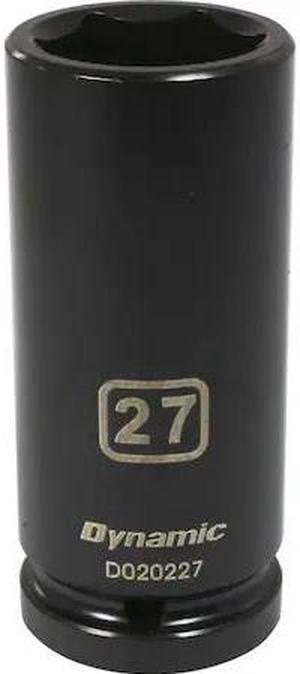 DYNAMIC D020227 3/4" Drive Deep Socket, Black Phosphate, Tools 3/4" Drive 6