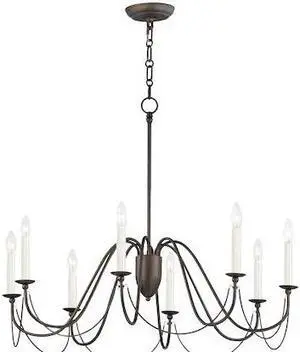 MAXIM LIGHTING 12168CHB Plumette 8-Light Chandelier MAXIM LIGHTING 12168CHB Plumette 8-Light Chandelier
