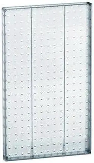 AZAR DISPLAYS 771322-CLR 13.5" x 22" Pegboard Panel - One sided, PK2