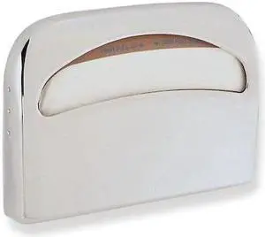 TOUGH GUY 3P916 Toilet Seat Cover Dispenser, Color: Chrome