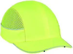 ERGODYNE 8960 Bump Cap, Short Brim Baseball, ABS, Hook-and-Loop Suspension,