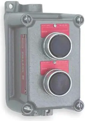 HUBBELL KILLARK FXCS-5B7 Control Station,3/4 In,10A @ 600V