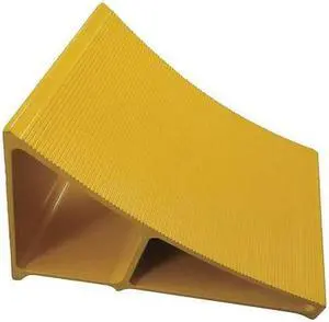 ZORO SELECT 19P542 Wheel Chock.Alum,W 7 In, H 8 In
