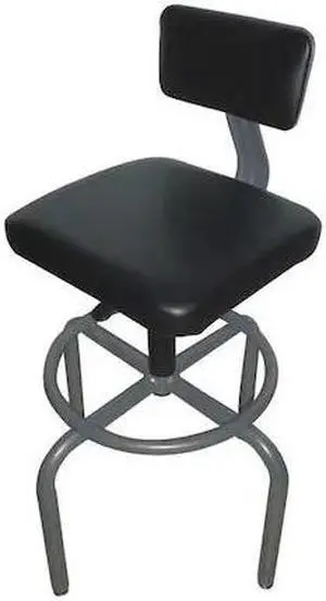 ZORO SELECT 44N715 Pneumatic Task Chair Backrest, Height 26-1/4" to 32-1/4",