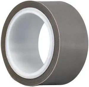ZORO SELECT 15C659 Conformable Tape,PTFE,Gray,1/2 In x 5 Yd