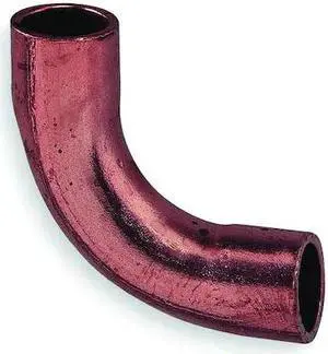 NIBCO 607LT 11/2 1-1/2" NOM C Copper 90 Degree Long Radius Elbow