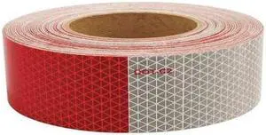 ORALITE 18811 Reflective Tape,W 2 In,Red/White
