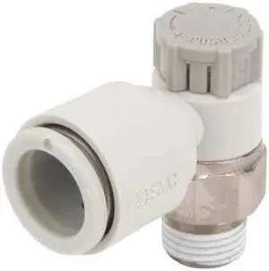 SMC AS2201F-N01-07SA Speed Control Valve,1/4 In Tube,1/8 In