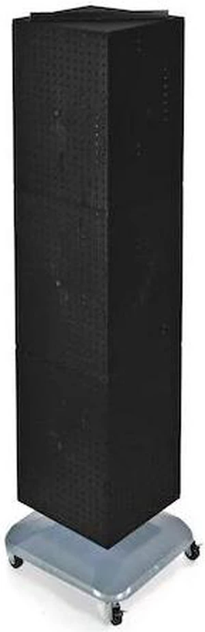 AZAR DISPLAYS 701465-BLK Four-Sided Pegboard Tower Revolving Display Panel Size AZAR DISPLAYS 701465-BLK Four-Sided Pegboard Tower Revolving Display Panel Size