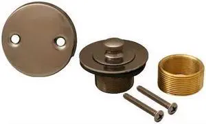 JONES STEPHENS B5155AN Antique Nickel Two-Hole Lift and Turn Conversion Kit