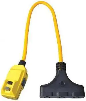 SOUTHWIRE 14880228-6 Plug-In GFCI with Cord,25 ft.,Outdoor