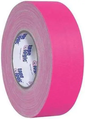 Tape Logic T9874FP 2 in. x 50 Yards Fluorescent Pink Tape Logic 11 mil Gaffers Tape - 24 Per Case