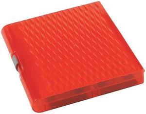 HEATHROW SCIENTIFIC 120579 Premium Plus Slide Box,100 Place,Red,PK5