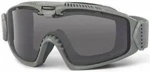 ESS EE7018-07 Safety Goggles, Clear, Gray, Smoke Anti-Fog, Scratch-Resistant