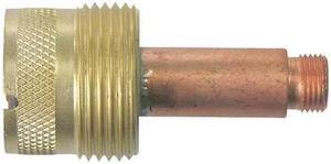 MILLER ELECTRIC 45V0204 Gas Lens,Copper/Brass,.020-.040 In,PK2