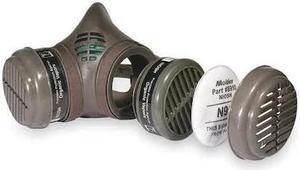 MOLDEX 8112N Half Mask Respirator Kit, 8000 Series, N95, Organic Vapor (OV),