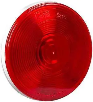 GROTE 52152 Tail Lamp,Torsion Mount,Female Pin,Red