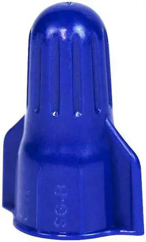 3M SG-B BAG Twist-On Wire Connector, 6 AWG Max, Blue, Polypropylene Insulation,