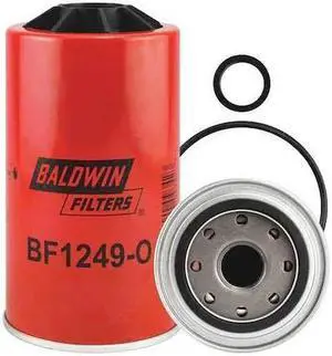 BALDWIN FILTERS BF1249-O Fuel Filter,Spin-On,3-13/16 in.L