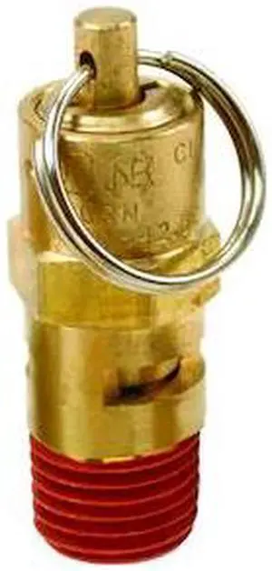 VIAIR 92205 Hi-Temp Rated Safety Valve,1/4"M,NPT,205