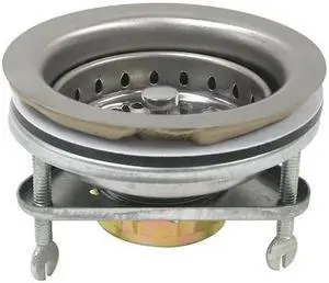 PERFECT PUTTY 59-3140 SinkStrainer,D1-1/2",SS,GalvS,Chrome