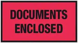 Tape Logic PL436 5 .5 x 10 in. 2 Mil Poly Red Documents Enclosed Envelopes
