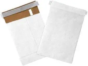 PARTNERS BRAND B803WSS Self-Seal Padded Mailers, 6" x 10", White, PK250