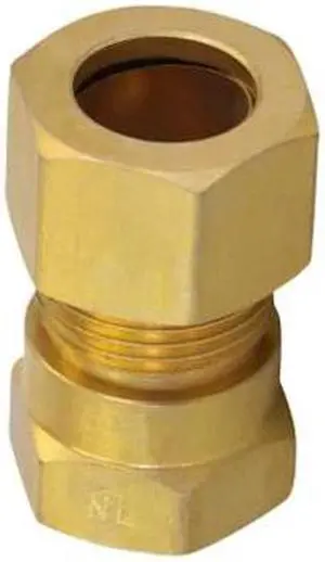 EVERFLOW C66R-5812-NL 5/8" O.D. COMP x 1/2" FIP Reducing Adapter Pipe Fitting,