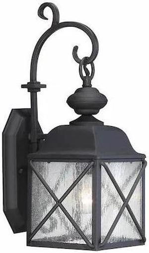 NUVO 60-5621 Wingate 1-Light 6 in. Outdoor Wall Fixture with Clear Seed Glass